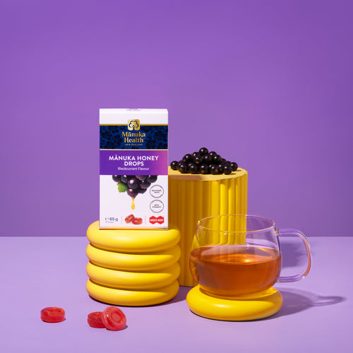 Mānuka Honey & Blackcurrant Drops